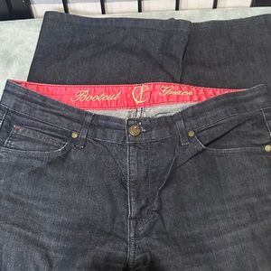 Grace in LA Men's Bootcut Jeans - Dark Indigo